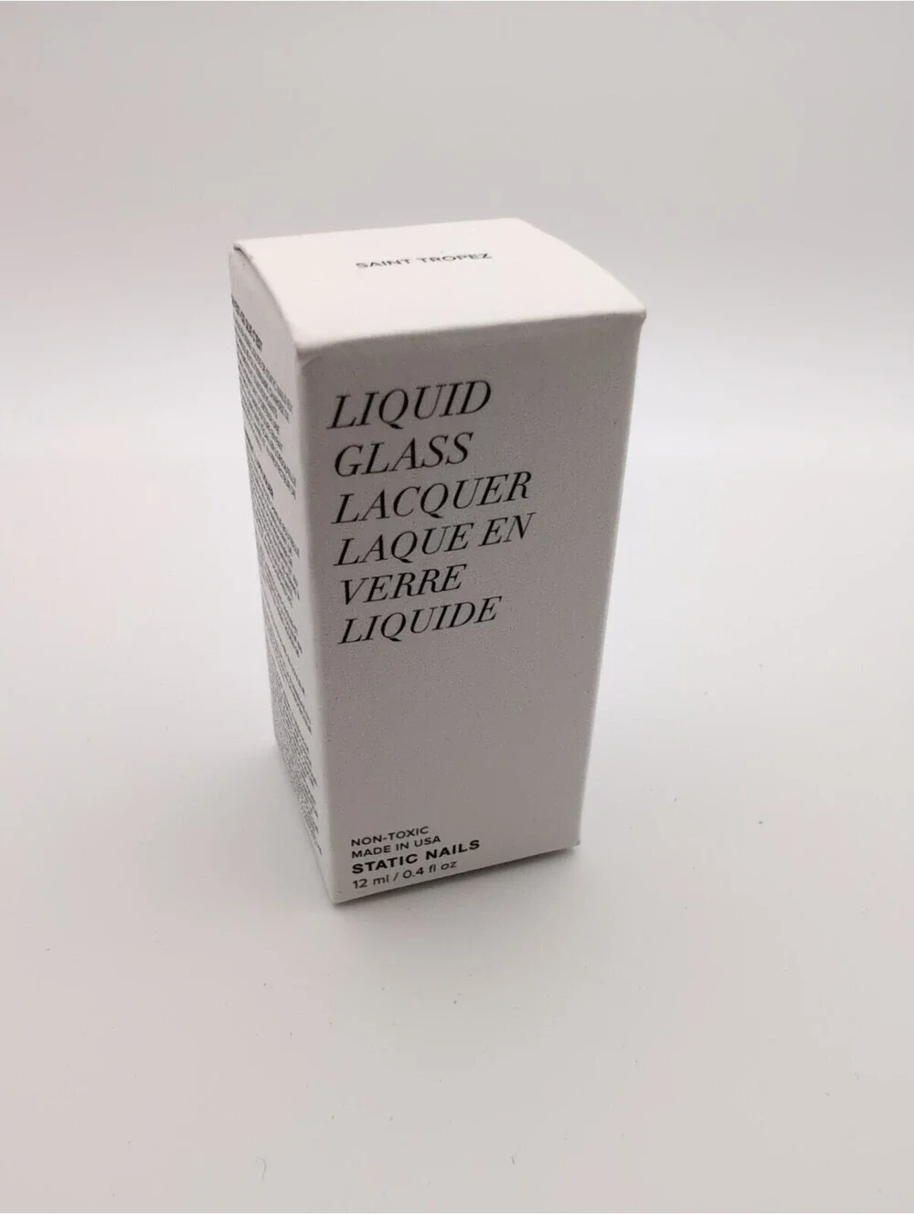 Static Nails Saint Tropez Liquid Glass Nail Polish/ Lacquer Full Coverage